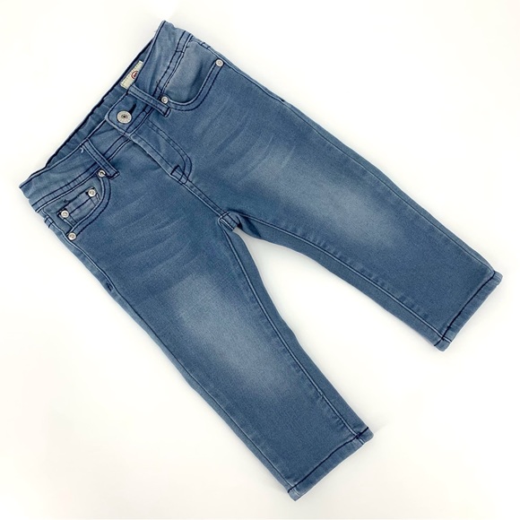 ag Adriano Goldschmied Kids Infant Blue Jeans with Adjustable Waist, 18M - Picture 1 of 16